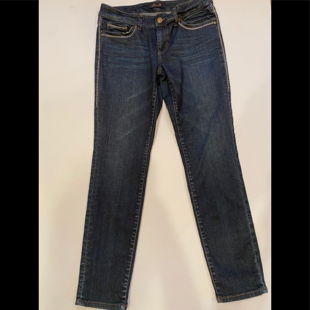 Seven 7 Dark Wash Jeans, Relax fit